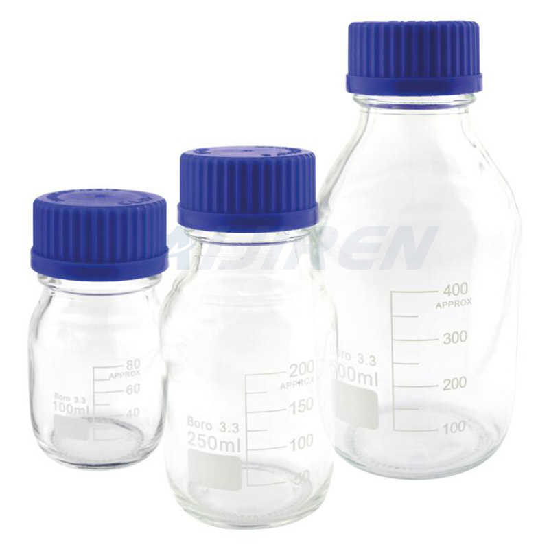 Simax Glass clear reagent bottle